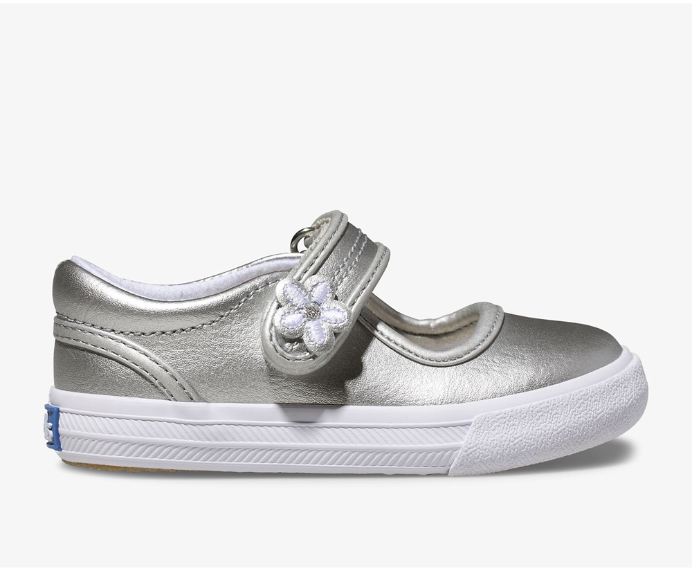 Slip On Παιδικα - Keds Ella Mary Jane - Ασημι - MKJEG7312